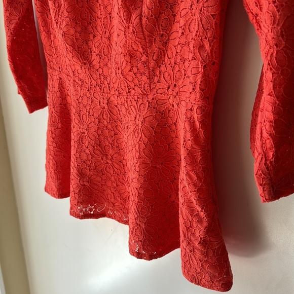 Anthropologie peplum top EUC size 10 - Picture 4 of 15